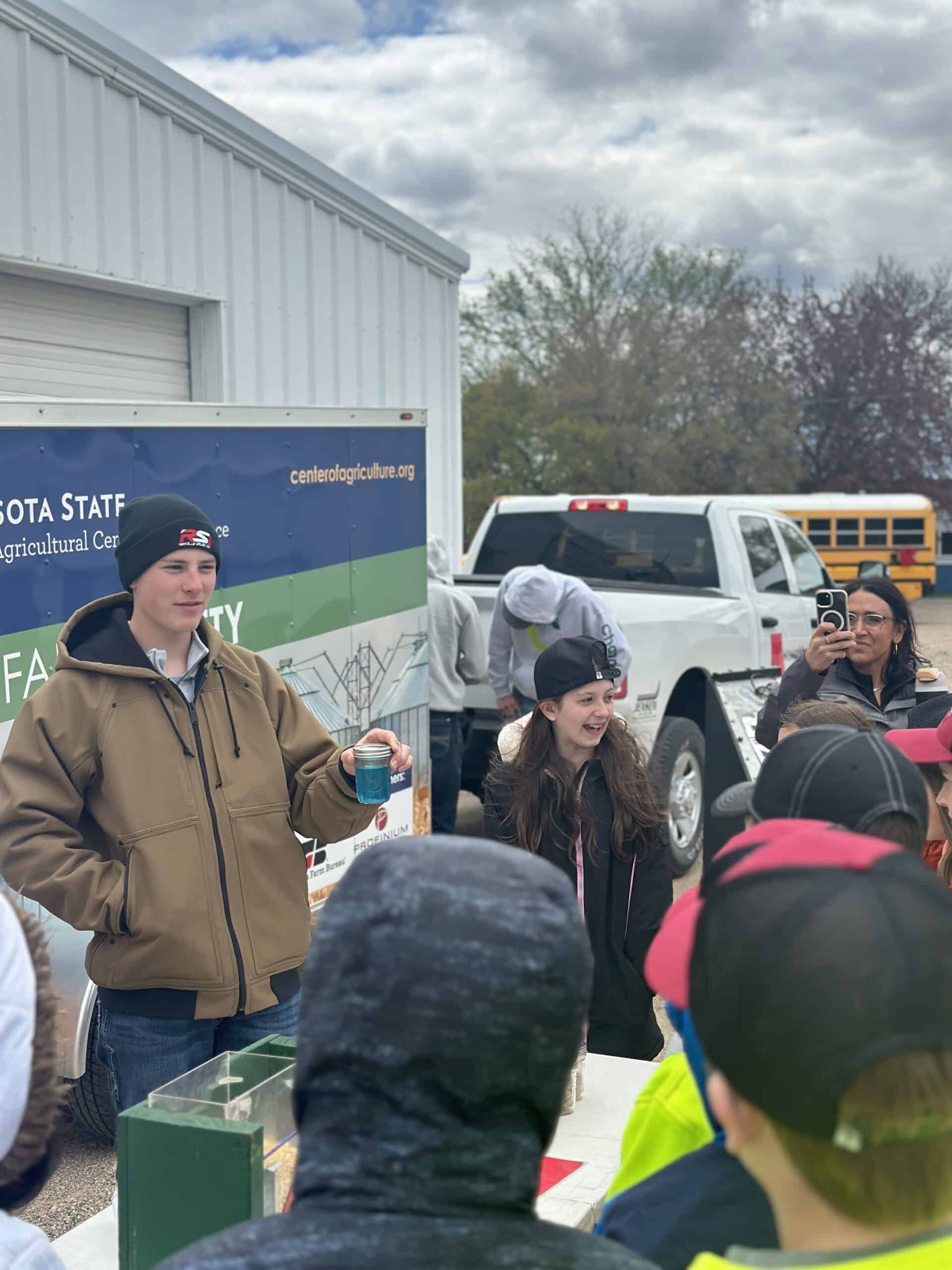 Teachers and students gather for the first annual Renville County Ag Day