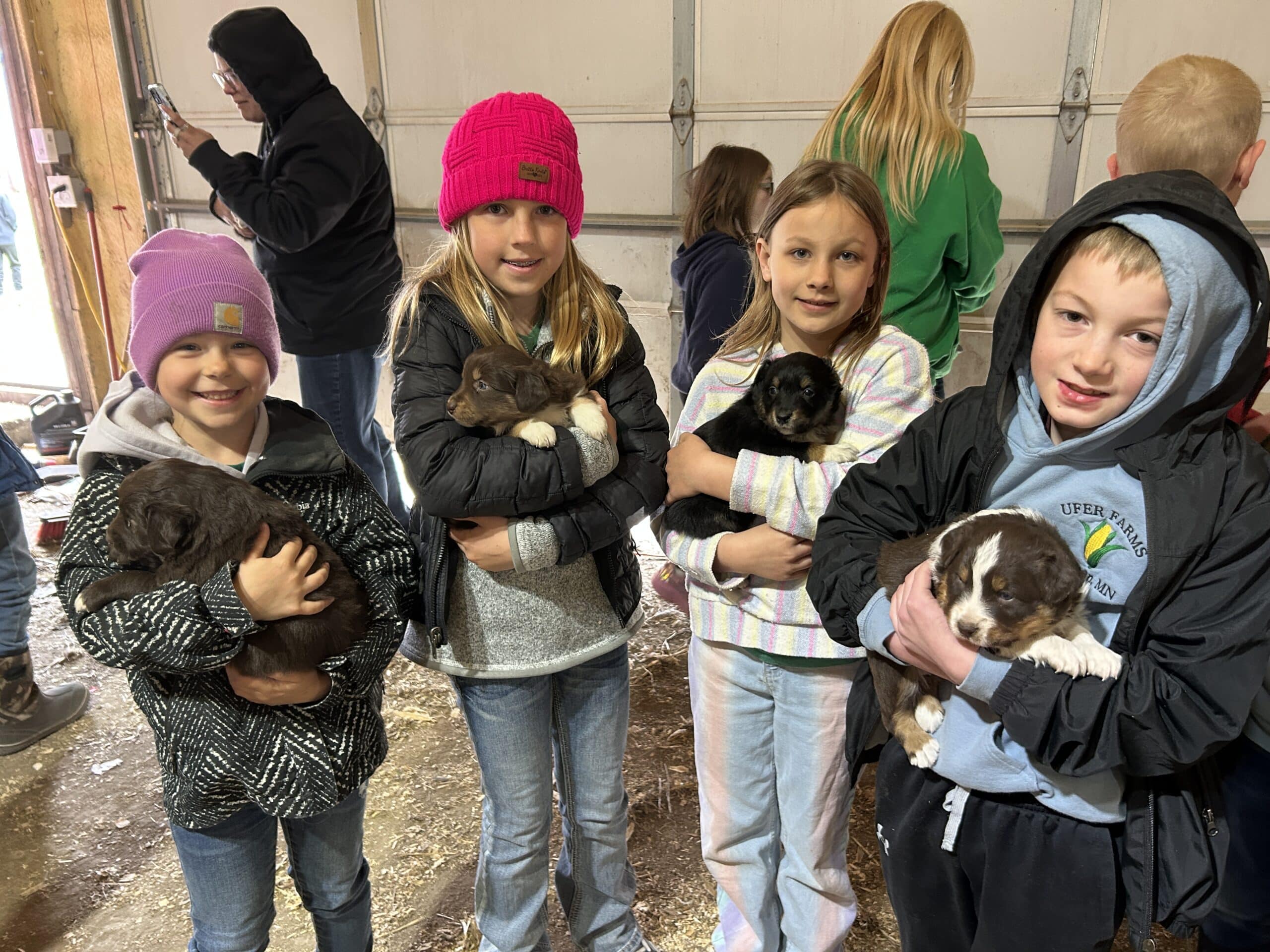 Students from Fairmont Christian School during a recent Farm Camp experience