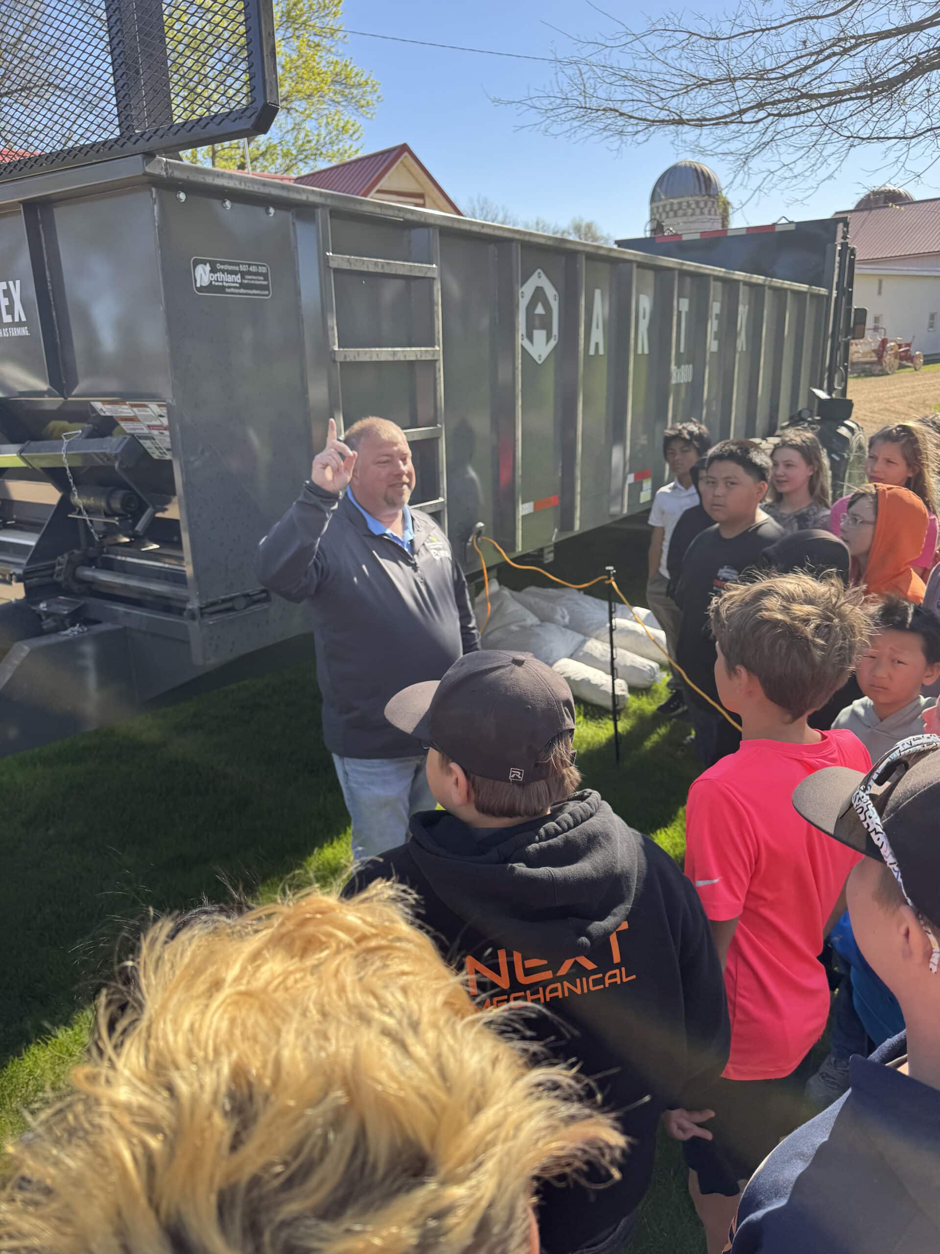 Students interact during 5th Grade Ag Day