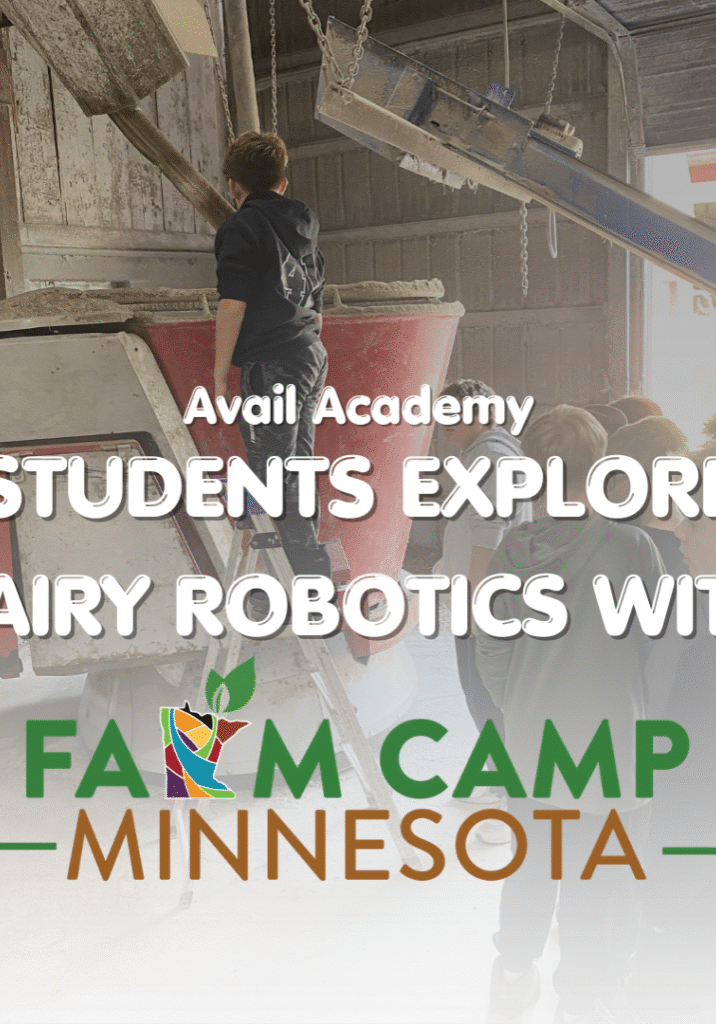 Avail Academy Students Explore Dairy Robotics Through a Farm Camp Experience